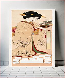 Πίνακας, Japanese queen (1904) vintage woodcut prints