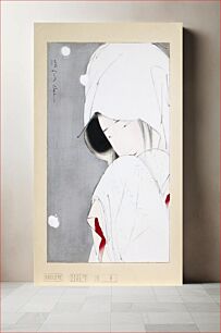 Πίνακας, Japanese woman (1925–1940) vintage painting by Kitano Tsunetomi