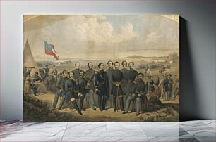 Πίνακας, Jefferson Davis and Generals