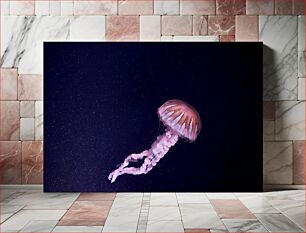 Πίνακας, Jellyfish in the Night Sea Μέδουσες στη νυχτερινή θάλασσα