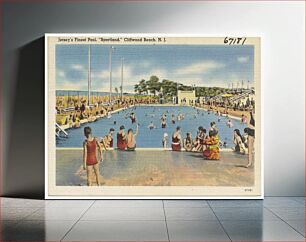 Πίνακας, Jersey's finest pool, "Sportland," Cliffwood Beach, N.J