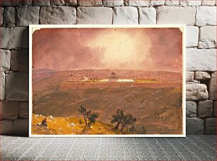 Πίνακας, Jerusalem from the Mount of Olives, Frederic Edwin Church