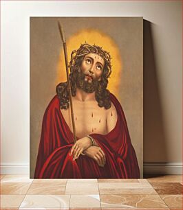 Πίνακας, Jesus Christ with crown of thorns (1890)