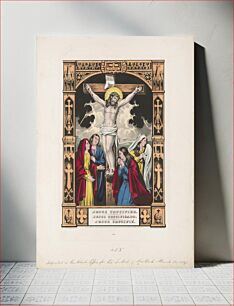 Πίνακας, Jesus crucified Jesus crucificadoJesus crucifié (1847) by N. Currier