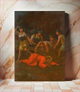 Πίνακας, Jesus falls the third time., István Schaller