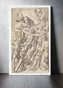 Πίνακας, Jesus is nailed to the cross by unknown