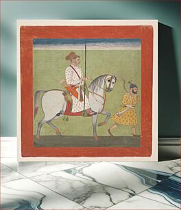 Πίνακας, Jhujhar Singh on Horseback