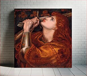 Πίνακας, Joan of Arc (1882) by Dante Gabriel Rossetti (1828–1882)