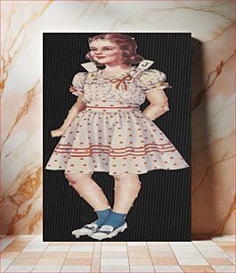 Πίνακας, Joan paper doll in outfits