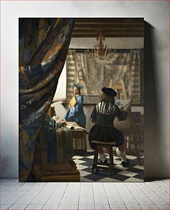 Πίνακας, Johannes Vermeer’s The Allegory of Painting (ca. 1666 –1668)