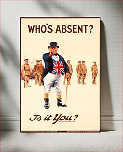 Πίνακας, John Bull, World War I recruiting poster, c. 1915