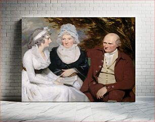 Πίνακας, John Johnstone, Betty Johnstone, and Miss Wedderburn (ca. 1790–1795) by Sir Henry Raeburn