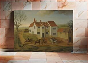 Πίνακας, John Sidey and his Hounds at a Farmhouse near Hadleigh, Suffolk