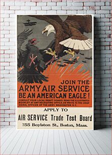 Πίνακας, Join the army air service. Be an American eagle!