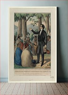 Πίνακας, Joseph the Prophet Addressing the Lamanites by Edward Williams Clay and Henry R. Robinson, 1844