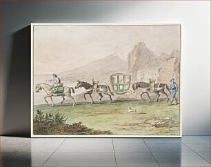Πίνακας, Journey by Sedan Chair, Saverio Della Gatta