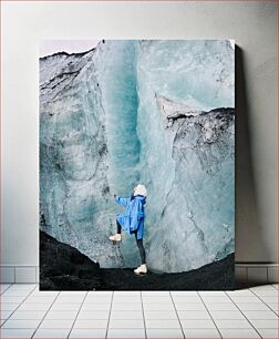 Πίνακας, Journey on the Glacier Ταξίδι στον παγετώνα