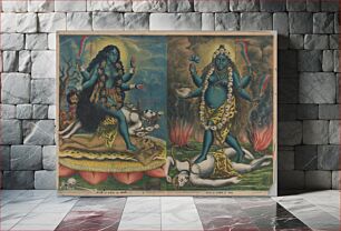 Πίνακας, Kali/ Tara, Calcutta Art Studio