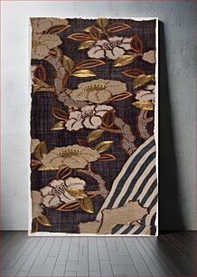 Πίνακας, Katabira (Kimono) Fragment with Camellias and Waterfall