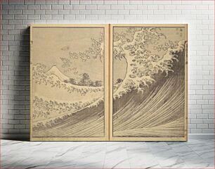 Πίνακας, Katsushika Hokusai's One Hundred Views of Mount Fuji 1834