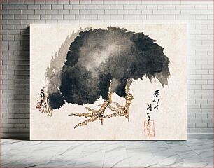 Πίνακας, Katsushika Hokusai’s cock (19th century) vintage painting