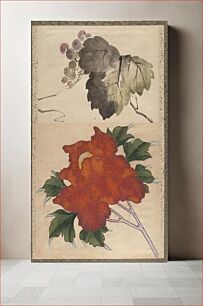 Πίνακας, Katsushika Hokusai’s flower, Album of Sketches (1760–1849) painting