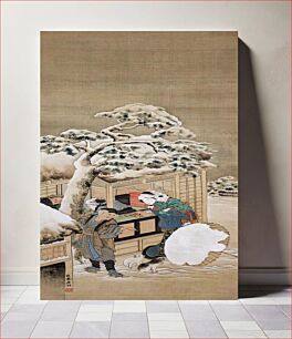 Πίνακας, Katsushika Hokusai’s shopfront (1780) vintage Japanese painting
