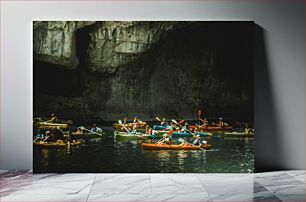 Πίνακας, Kayaking Adventure in the Cave Περιπέτεια καγιάκ στη σπηλιά