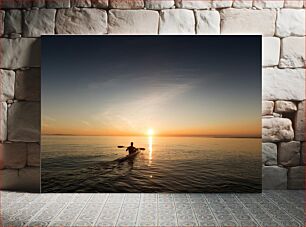 Πίνακας, Kayaking at Sunset Καγιάκ στο ηλιοβασίλεμα