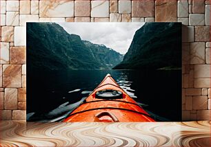 Πίνακας, Kayaking Through Fjord Καγιάκ μέσα από φιόρδ