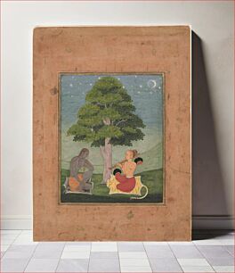 Πίνακας, Kedar Ragini: Folio from a ragamala series (Garland of Musical Modes) by Ruknuddin