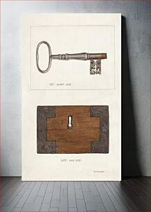 Πίνακας, Key and Lock (1935–1942) by Ronau William Woiceske