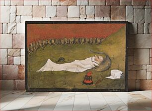 Πίνακας, King hobgoblin sleeping, 1896, by Hugo Simberg