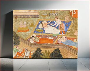 Πίνακας, King Putraka in the Palace of the Beautiful Patali, Folio from a Kathasaritsagara (Ocean of the Streams of Stories)