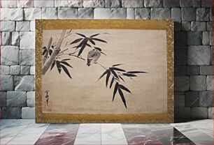 Πίνακας, Kingfisher and Bamboo