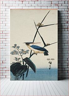 Πίνακας, Kingfisher and Water Plantain by Utagawa Hiroshige