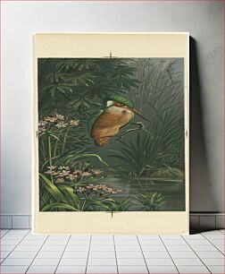 Πίνακας, Kingfisher on a branch