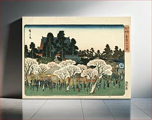 Πίνακας, Kinryūzan Temple by Utagawa Hiroshige