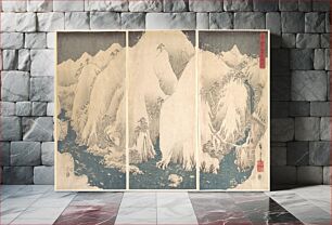 Πίνακας, Kiso Gorge in the Snow by Utagawa Hiroshige