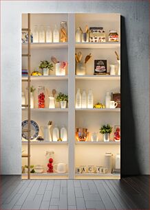 Πίνακας, Kitchen Shelf Display Οθόνη ραφιών κουζίνας