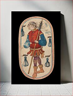 Πίνακας, Knave of Tethers, from The Cloisters Playing Cards, South Netherlandish