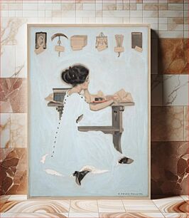 Πίνακας, "Know all men by these presents": Cover illustration shows a woman seated on the floor next to a table whose surface is covered with gifts