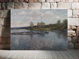 Πίνακας, Kotoisilta rannoilta, 1936, Jonas Heiska