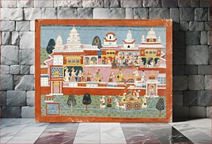 Πίνακας, Krishna Abducts Mitravinda, Folio from a Bhagavata Purana (Ancient Stories of the Lord)