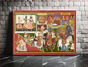 Πίνακας, Krishna bids farewell, folio from a Bhagavata Purana