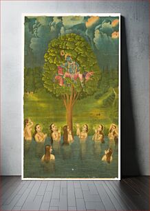 Πίνακας, Krishna Steals the Clothes of the Gopis, India