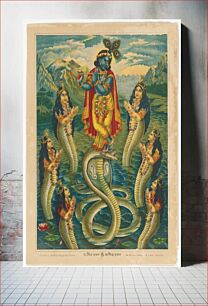 Πίνακας, Krishna subduing Kaliya