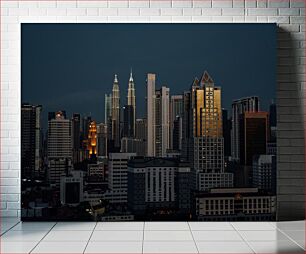 Πίνακας, Kuala Lumpur Skyline at Dusk Ο ορίζοντας της Κουάλα Λουμπούρ στο σούρουπο