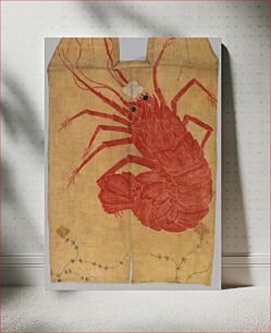 Πίνακας, Kyōgen Overvest (kataginu) with Japanese Lobster, Japan