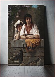 Πίνακας, L'Aspetta.She is waiting for him by Elisabeth Jerichau Baumann